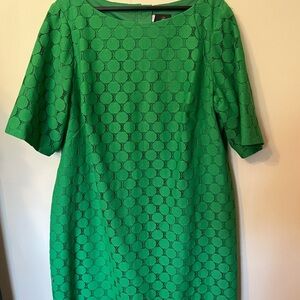 Adrianna Papell size 20w green shift dress